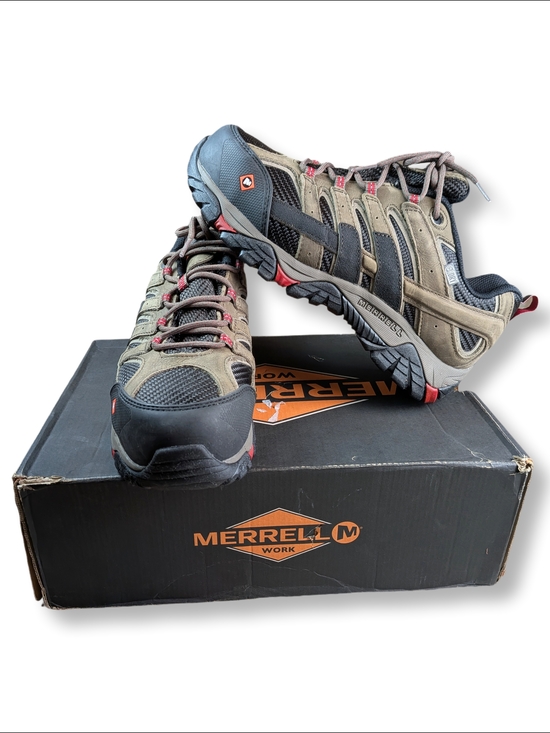 Merrell Shoes - 👀 Merrell Moab 2 Vent WTPF CT Comp Toe Work Shoe Boots Size 10 J15774 Boulder